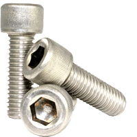 3/8"-16 x 4" Partially Threaded Socket Head Cap Screws Coarse Stainless 316 (175/Buk Pkg.)