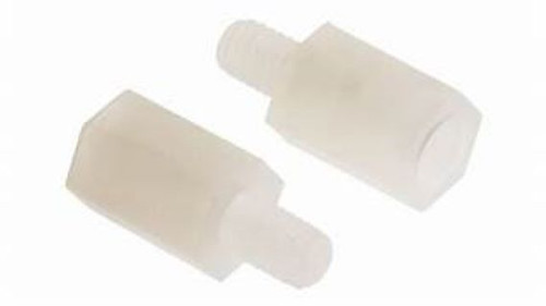 3/16" OD x 1/2" L x #2-56" Thread Nylon Male/Female Hex Standoffs (25/Pkg.)