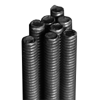 1"-8 x 6' A193 B7 Full Thread Rods Plain (3/Pkg.)
