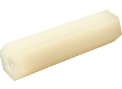 8 mm OD x 20 mm L x M5x.8 Thread Nylon Female/Female Hex Standoffs (50/Pkg.)