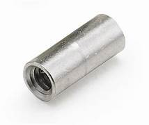 8 mm OD x 20 mm L x M5x.8 Thread Aluminum Female/Female Hex Standoff, Plain (100/Pkg.)