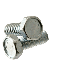 #10-32 x 1/2" (Fully Threaded) Machine Screws Indented Hex Head Unslotted Fine Zinc Cr+3 (12000/Bulk Pkg.)