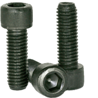 1/4"-28 x 4" Fully Threaded Socket Head Cap Screws Fine Thermal Black Oxide (350/Bulk Pkg.)