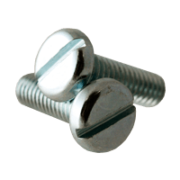 M6-1.00 x 16 mm 4.8 DIN 85, Pan Slotted Machine Screws Zinc CR+3 (1600/Bulk Pkg.)