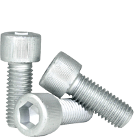 M6-1.00 x 12 mm Fully Threaded Socket Head Cap Screws 8.8 / DIN 912, Alloy, Zinc Cr+3 (2500/Bulk Pkg.)