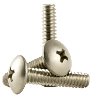 #10-32 x 1-3/4" (FT) Phillips Truss Head Machine Screws, 18-8 Stainless Steel (500/Pkg.)