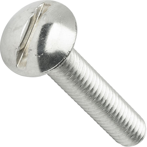 #10-24 x 7/8" (FT) Slotted Truss Head Machine Screws, 18-8 Stainless Steel (2000/Bulk Pkg.)