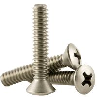 5/16"-18 x 3" (Fully Threaded) Phillips Oval Head Machine Screws, 18-8 A-2 Stainless Steel (100/Pkg.)