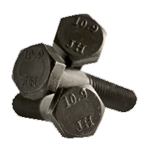 M16-2.00 x 140 mm Partially Threaded Hex Cap Screws 10.9 DIN 931 / ISO 4014 Coarse Alloy Plain (5/Pkg.)