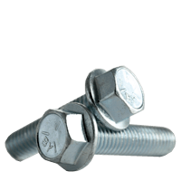 M10-1.50 x 30 MM Fully Threaded Non Serrated Coarse Hex Flange Screw, DIN 6921, 10.9, Zinc CR+3 (500/Bulk Pkg.)