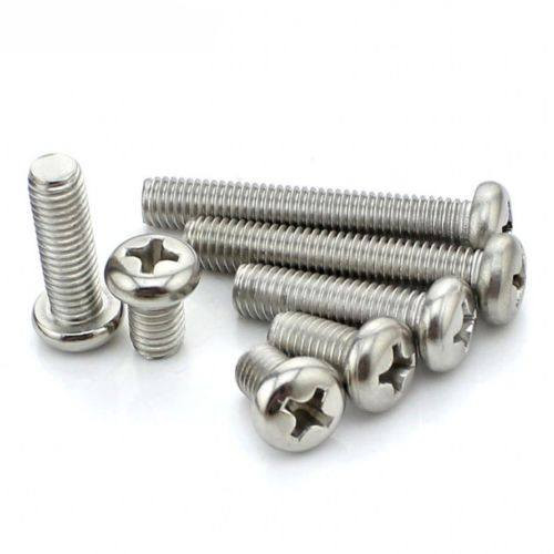 M6-1.00 x 8 mm (Fully Threaded) Pan Head Phillips 304 Stainless Steel Machine Screws (2000/Bulk Pkg.)