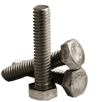 1/2"-13 x 3-1/2" Fully Threaded Hex Tap Bolt A307 Grade A Coarse Low Carbon Plain (25/Pkg.)