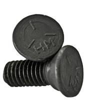 3/4"-10 x 2-1/2" Grade 5 Plow Bolts No.3 Head, Full Thread, Plain (20/Pkg.)