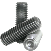 M8-1.25 x 18 mm Socket Set Screws Cup Point 45H Coarse ISO 4029 / DIN 916 Thermal Black Oxide (100/Pkg.)