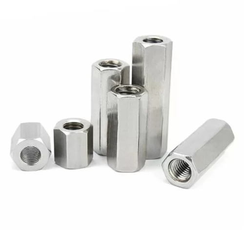 1/4" OD x 3/8" L x #8 Hole Stainless Steel Hex Spacers, Passivated (50/Pkg.)