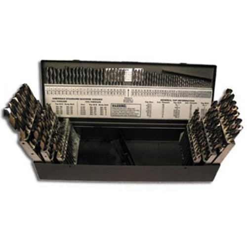 115 Piece Combo Type 190-AG Black & Gold Magnum Super Premium Drill Bit Set  Ultra Dex, Norseman Drill #93840