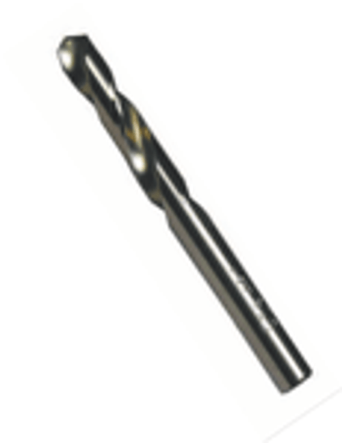 #19 Type 135-TN - TiN Coated NAS907C Heavy Duty Screw Machine Length Drill Bit (6/Pkg.), Norseman Drill #96490