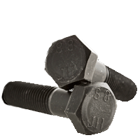 M27-3.00 x 120 mm Partially Threaded Hex Cap Screws 8.8 DIN 931 / ISO 4014 Coarse Med. Carbon Plain (5/Pkg.)