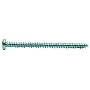 #12-11 x 3/4" Pan Slotted Tapping Screws Type A Zinc Cr+3 (100/Pkg.)