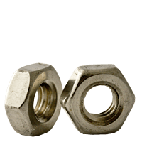 #1-64 Hex Machine Screw Nuts, Stainless Steel 18-8 (100/Pkg.)