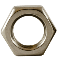 7/16"-14 Hex Hex Jam Nuts 18-8 Stainless Steel (100 Pkg.)