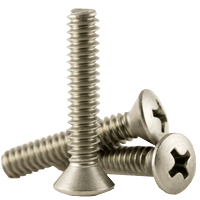#8-32 x 4" (Fully Threaded) Machine Screws Philips Oval Head Coarse Stainless A2 (18-8) (200/Pkg.)