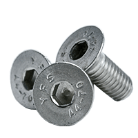 M3-0.50x6 mm Fully Threaded Flat Socket Head Cap Screw, 316 Stainless Steel (A4) (100/Pkg.)
