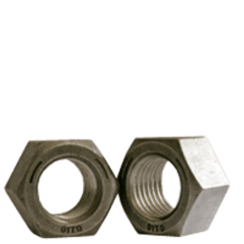 9/16"-12 Finished Hex Nut, Grade 5, Coarse Medium Carbon Steel, Plain (25/Pkg.)