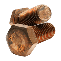 1/4"-20x1" Fully Threaded TFL 651 Silicon Bronze Hex Cap Screw (100/Pkg.)