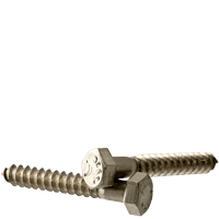 3/4"-4 1/2 x 7" Hex Lag Screws Coarse 18-8 Stainless Steel (30/Bulk Pkg.)