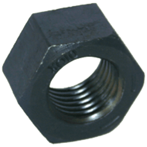 1-1/8"-7 Hex Nut, Grade 8, Coarse, Medium Carbon Steel (10/Pkg.)