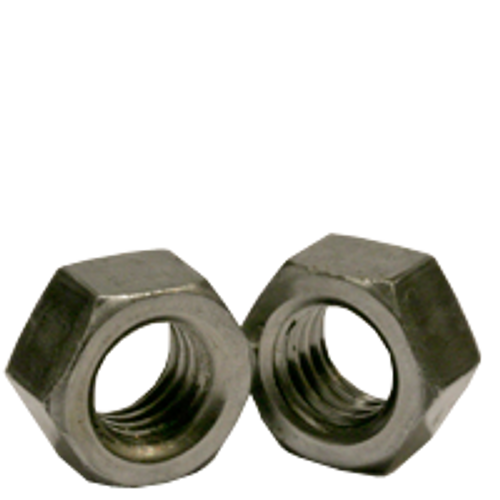 1"-8 Finished Hex Nuts, Grade 2, Coarse, Low Carbon Steel, Plain (25/Pkg.)