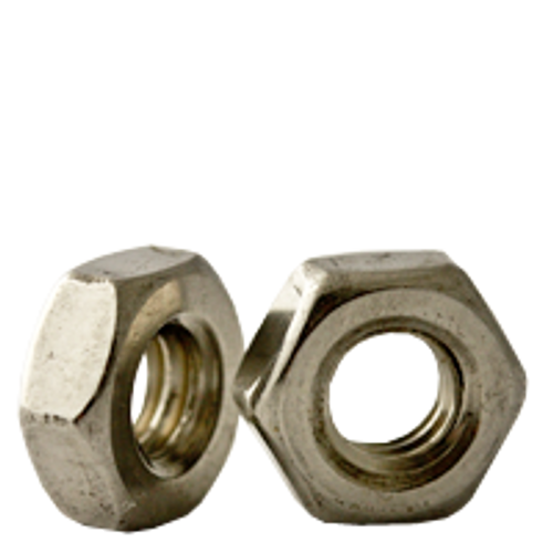 #8-32 Hex Machine Screw Nut, Coarse, Stainless Steel A2 (18-8) (100/Pkg.)