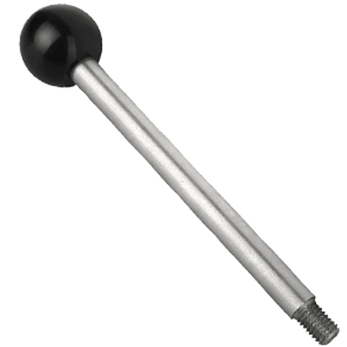 Kipp 5/16"-18 Gear Lever, Stainless Steel, Style A, 100 mm Length (Qty. 1), K0179.12A3X100 Kipp 5/16"-18 Gear Lever, Stainless Steel, Style A, 100 mm Length (Qty. 1), K0179.12A3X100