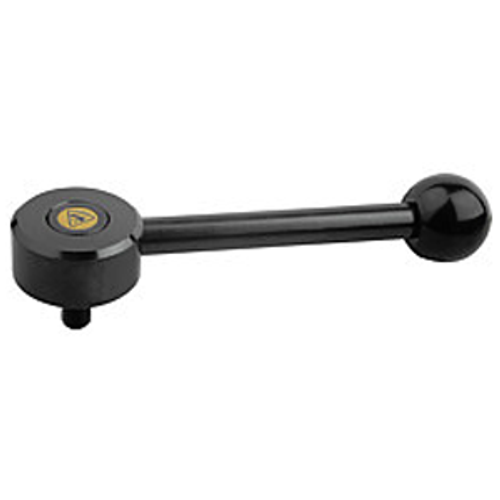 Kipp 3/8-16x20 Adjustable Tension Levers, Low Profile, External Thread, 0 Degrees, Size 1 (Qty. 1), K0114.1A41X20