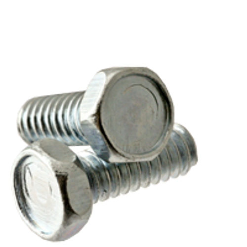 #10-24 x 1-1/4" (Fully Threaded) Machine Screws Indented Hex Head Unslotted Coarse Zinc Cr+3 (4,000/Bulk Pkg.)