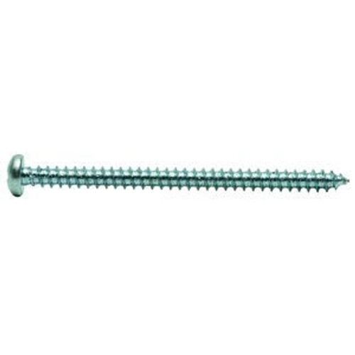 #6-18 x 1" Pan Slotted Tapping Screws Type A Zinc Cr+3 (100/Pkg.)