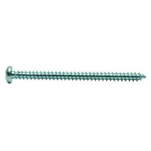 #8-15 x 2-1/2" Pan Slotted Tapping Screws Type A Zinc Cr+3 (100/Pkg.)