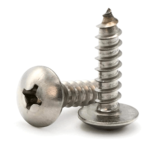 #8-18 x 1-1/2" Phillips Truss Head Tapping Screws Type AB Zinc Cr+3 (3,000/Bulk Pkg.)