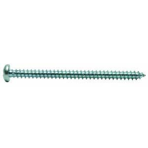 #10-16 x 2-1/2" Pan Slotted Tapping Screws Type AB Zinc Cr+3 (1,300/Bulk Pkg.)