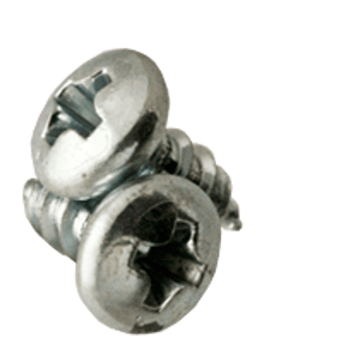 #10-16 x 5/8" Indented Hex Washer Head Slotted Tapping Screws Type AB Zinc Cr+3 (100/Pkg.)