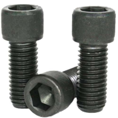 #8-32 x 1" Fully Threaded Socket Head Cap Screws Coarse Alloy 1936 Series Thermal Black Oxide (100/Pkg.)