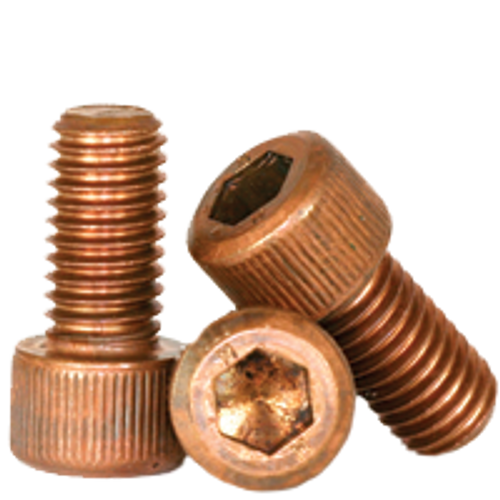 #8-32 x 3/8" Fully Threaded Socket Head Cap Screws Coarse Silicon Bronze (100/Pkg.)