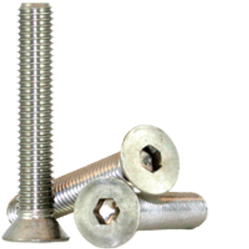 #6-32 x 1-1/4" Non-Standard Flat Socket Caps Coarse 18-8 Stainless (100/Pkg.)