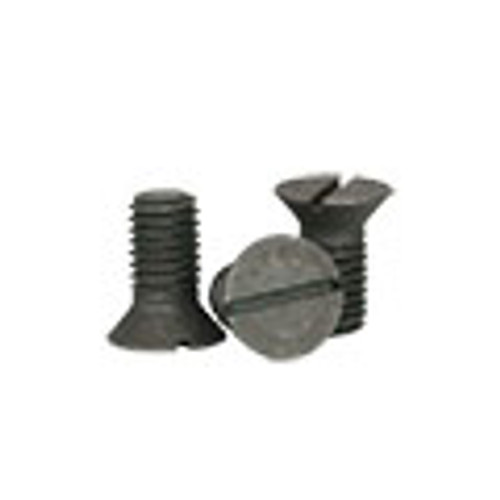 1/2"-13 x 1-1/2" Slotted Flat Countersunk Head Cap Screws Grade 2 Coarse Plain (100/Pkg.)