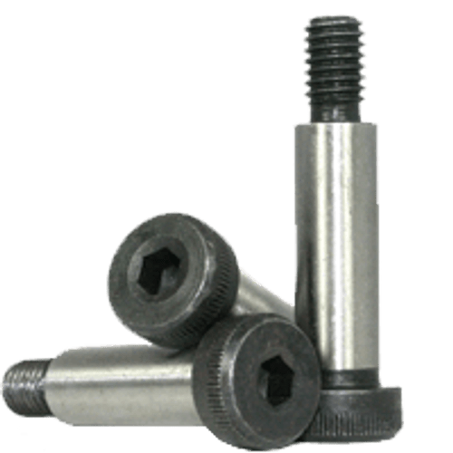 3/8"-5/16-18 x 3-1/2" Socket Shoulder Bolts (Shoulder Screws) Coarse Alloy Thermal Black Oxide (25/Pkg.) 3/8"-5/16-18 x 3-1/2" Socket Shoulder Bolts (Shoulder Screws) Coarse Alloy Thermal Black Oxide (25/Pkg.)