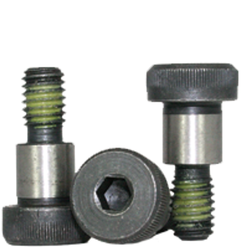 5/16"-1/4-20 x 3/4" Socket Shoulder Bolts (Shoulder Screws) Coarse Alloy w/ Nylon-Patch Thermal Black Oxide (25/Pkg.)