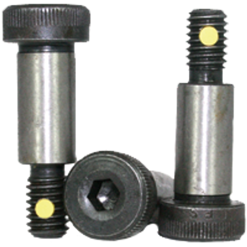 5/8"-1/2-13 x 1-1/2" Socket Shoulder Bolts (Shoulder Screws) Coarse Alloy w/ Nylon-Pellet Thermal Black Oxide (25/Pkg.)