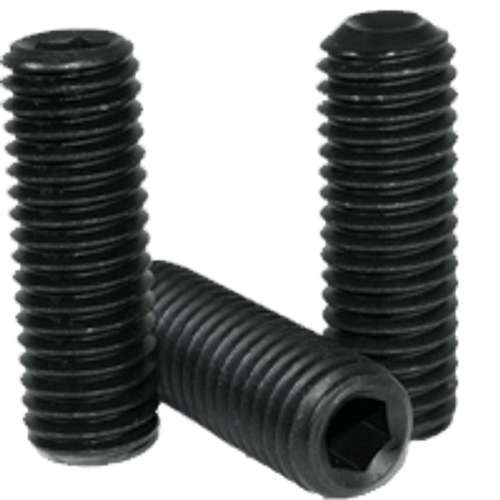 3/8"-16 x 1/4" Socket Set Screws Cup Point Coarse Alloy Thermal Black Oxide (100/Pkg.)