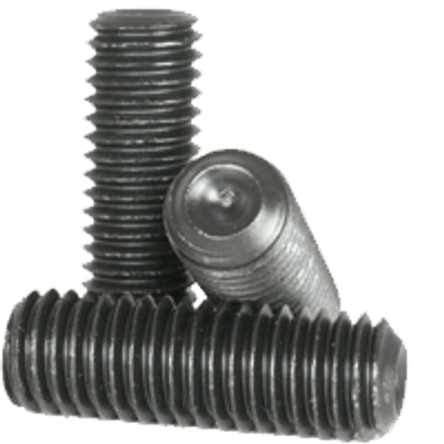 9/16"-12 x 1/2" Socket Set Screws Cup Point Coarse Alloy Thermal Black Oxide (100/Pkg.)